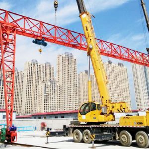 MHh(桁架式)電動葫蘆單梁門式起重機